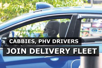 Cabbies and PHV drivers turn to deliveries