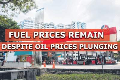 Fuel prices remain despite sharp plunge in oil prices