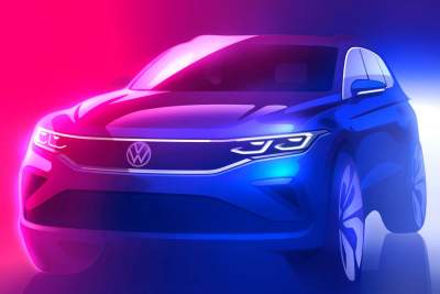 Volkswagen reveals first teaser of updated Tiguan