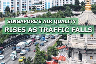 Air quality improves as traffic levels fall