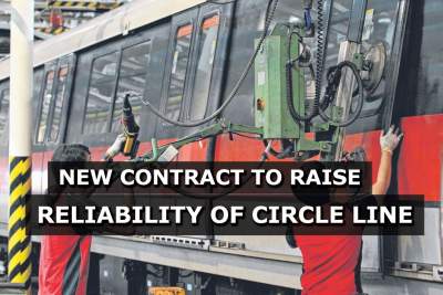 Servicing contract to raise reliability of the Circle Line