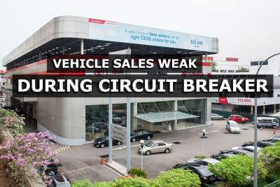 Vehicle sales fall during circuit breaker