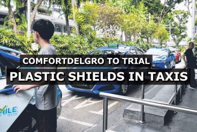 ComfortDelGro trials plastic shield to protect cabbies