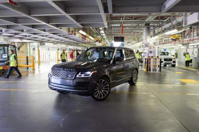 First Range Rover made under social distancing measures
