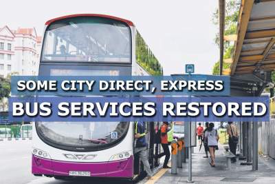 Some City Direct and Express bus services to resume from 2 June 2020