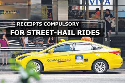 Receipt printing compulsory for street-hail taxi rides