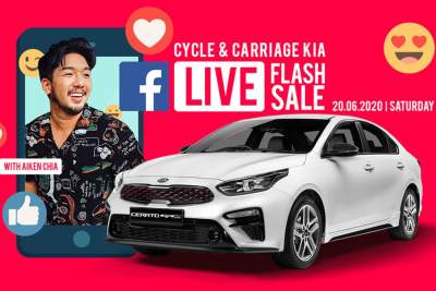 Cycle & Carriage hosts its first Facebook Live Flash Sale