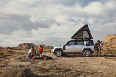 New roof tent option available for the Land Rover Defender