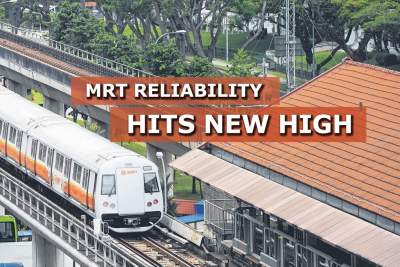 MRT reliability hits new high at mid-year