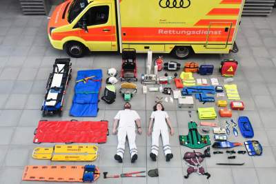 Audi Occupational Health joins in the Tetris Challenge