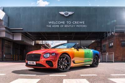 Bentelys reveals first rainbow-inspired Continental GT V8 Convertible