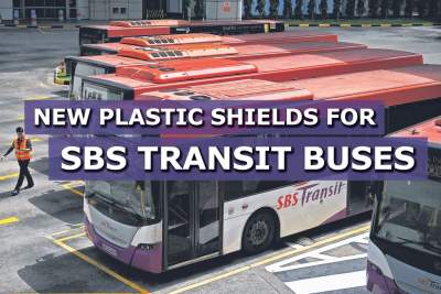 SBS Transit installs plastic shields for bus captains