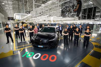 Lamborghini celebrates the 10,000th Urus