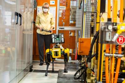 Ford experiments with four-legged robots to scout factories