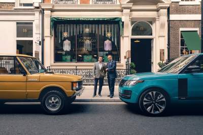 Land Rover and Henry Poole collaborate to create a unique jacket fabric