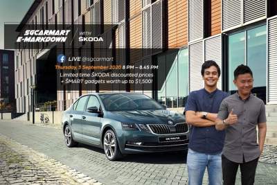 sgCarMart and Skoda are live on Facebook
