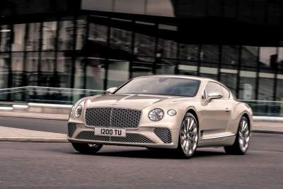 The Continental GT Mulliner coupe makes its Salon Prive debut