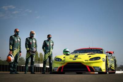 Aston Martin qualifies on second row for Le Mans