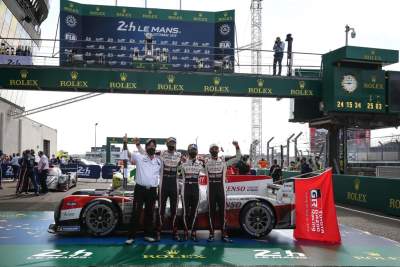 Toyota Gazoo Racing takes hat-trick at Le Mans