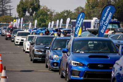 Subaru breaks Guinness World Record for largest parade of same-make cars