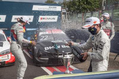 BMW M4 DTM secures podium at Zolder