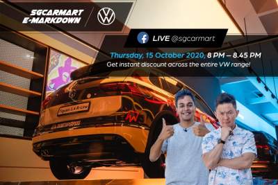 sgCarMart and Volkswagen will go live on Facebook