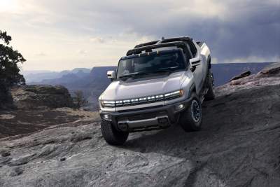 The 2022 GMC Hummer EV is a big truck with zero carbon footprint
