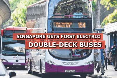 Singapore gets its first electric double-decker buses