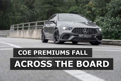 COE premiums fall across all categories in the first bidding round of November
