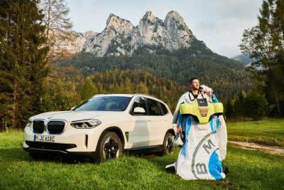 BMW i powers an electric wingsuit