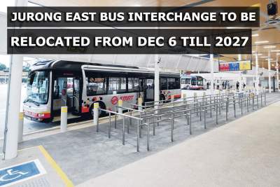 Jurong East bus interchange to be relocated from 6 December