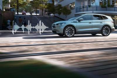 Skoda reveals the acoustic signature for the new Enyaq iV SUV