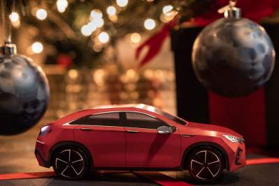 The Infiniti QX55 shines brightly this Christmas
