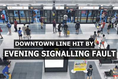 Downtown Line hit by signalling fault during evening peak hour
