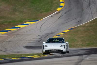 The Porsche Taycan sets an EV lap record at Road Atlanta