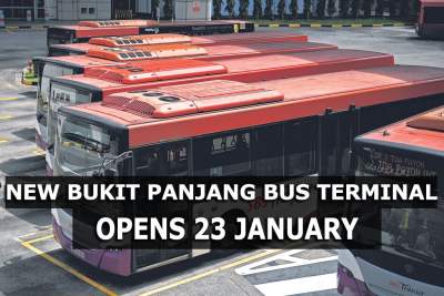 New bus terminal for Bukit Panjang opens on 23 January
