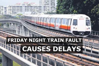 Train fault on North-South Line causes delay on Friday night