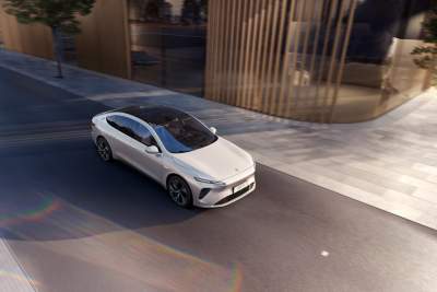 Chinese electric car company NIO launches its first autonomous car, the ET7