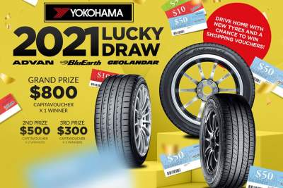 Start 2021 with $2,700 worth of vouchers to be won with Yokohama!