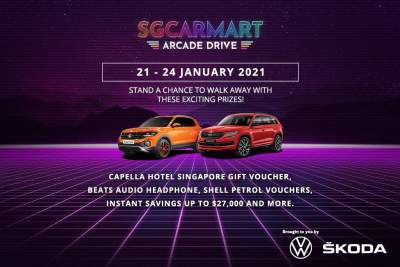Sign up for sgCarMart's Arcade Drive with Skoda and Volkswagen