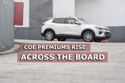 COE premiums rise to new highs across all categories