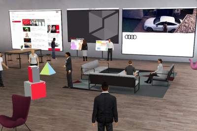 Digital transformation with Audi Spaces enables working and learning virtually