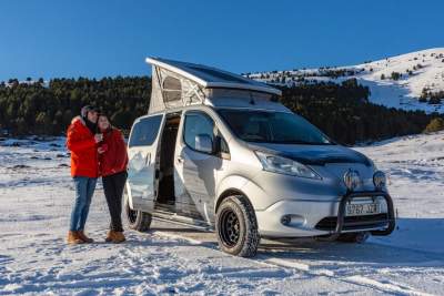Nissan showcases the e-NV200 Winter Camper concept