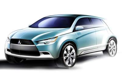 Mitsubishi Concept-cX Global unveiling of at 2007 Frankfurt Motor Show