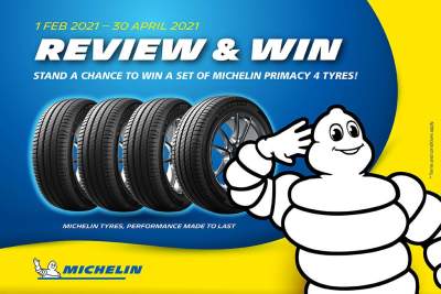Stand a chance to win a set of Michelin Primacy 4 tyres!