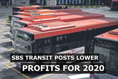 SBS Transit posts lower profits for 2020