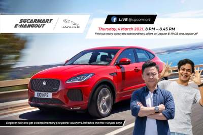 sgCarMart and Jaguar will go live