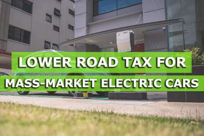 Road tax for mass-market electric cars in Singapore to be lowered from next year