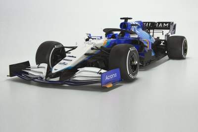 Williams reveals its 2021 car, the FW43B, with a livery inspired by the past