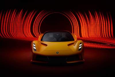 Lotus works with a music producer to produce sounds for the all-electric Evija